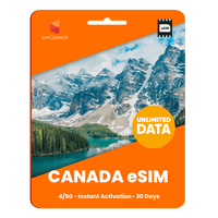 Thumbnail for [eSIM] Canada Unlimited Data - 30 Days