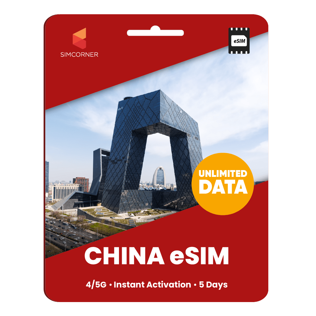[eSIM] China Unlimited Data - SimCorner