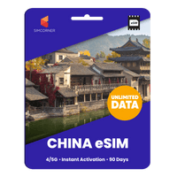 Thumbnail for [eSIM] China Unlimited Data - SimCorner