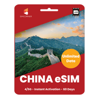 Thumbnail for [eSIM] China Unlimited Data - SimCorner