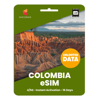 Thumbnail for [eSIM] Colombia Unlimited Data - SimCorner