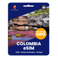 Thumbnail for [eSIM] Colombia Unlimited Data - SimCorner