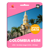 Thumbnail for [eSIM] Colombia Unlimited Data - SimCorner