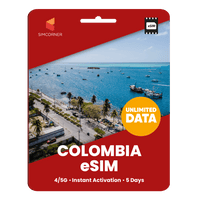 Thumbnail for [eSIM] Colombia Unlimited Data - SimCorner