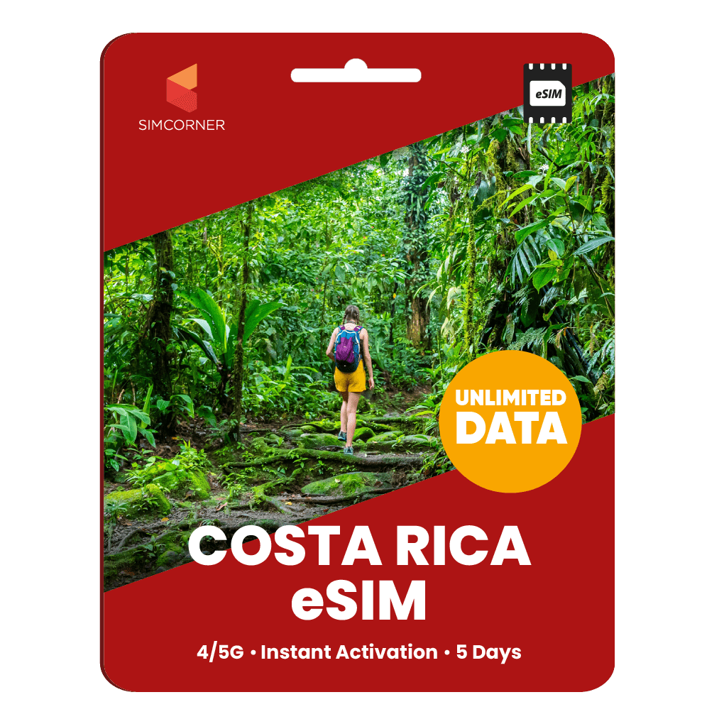 [eSIM] Costa Rica Unlimited Data - SimCorner