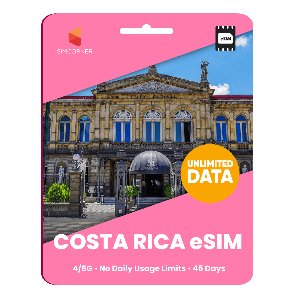 [eSIM] Costa Rica Unlimited Data - SimCorner