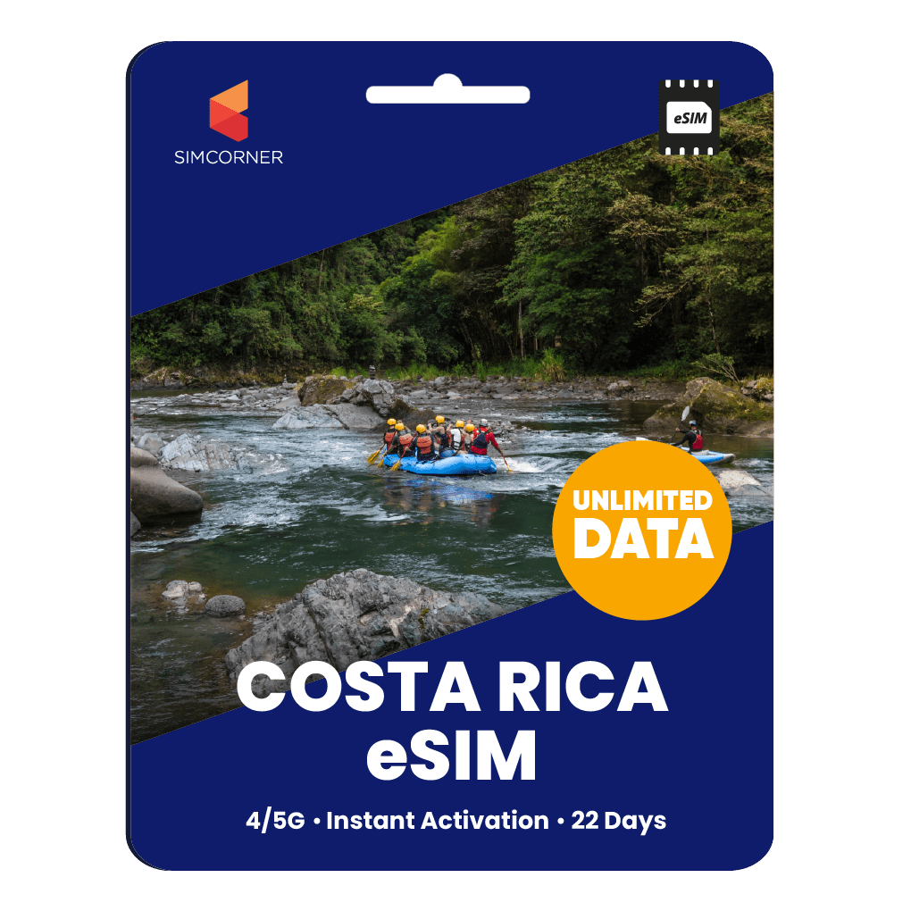 [eSIM] Costa Rica Unlimited Data - SimCorner