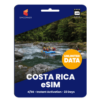 Thumbnail for [eSIM] Costa Rica Unlimited Data - SimCorner