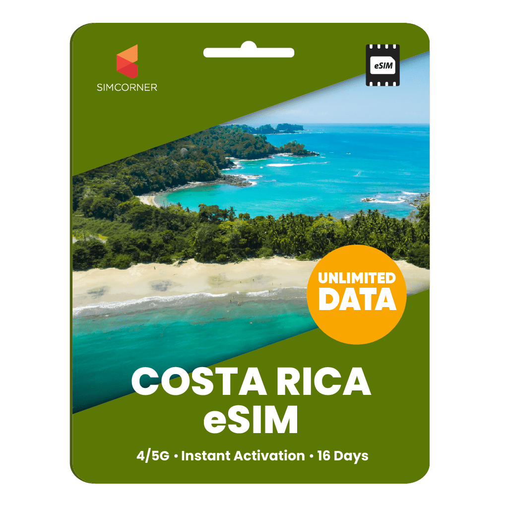 [eSIM] Costa Rica Unlimited Data - SimCorner