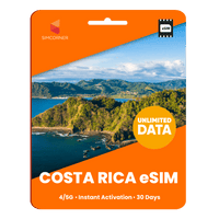 Thumbnail for [eSIM] Costa Rica Unlimited Data - SimCorner