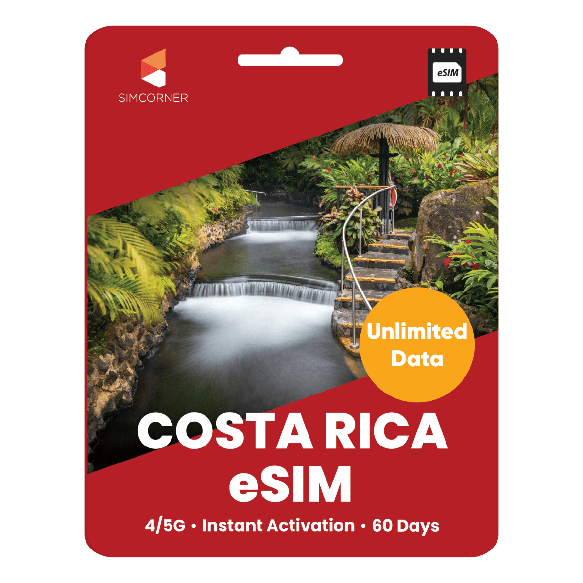 [eSIM] Costa Rica Unlimited Data - SimCorner