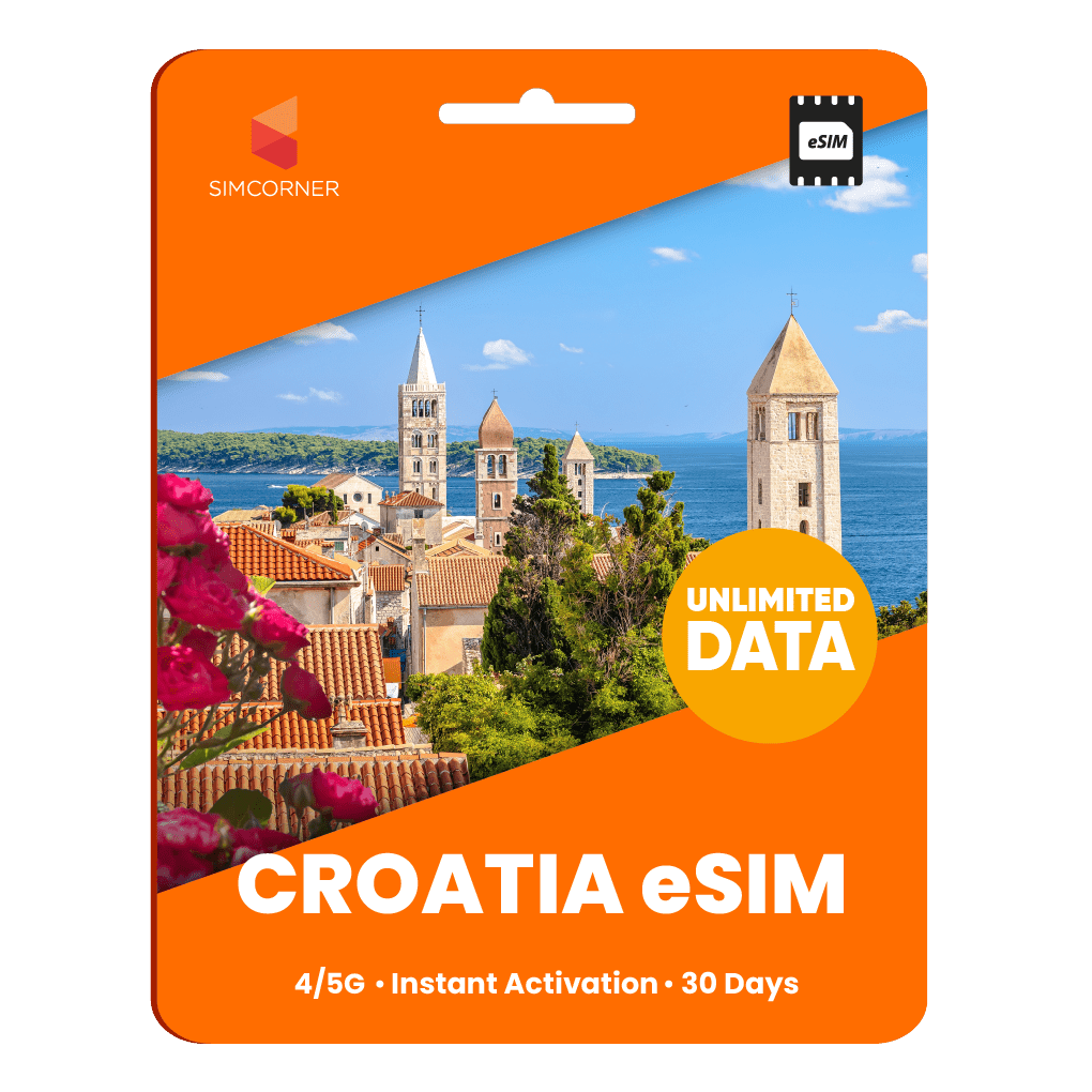 [eSIM] Croatia Unlimited Data - 30 Days