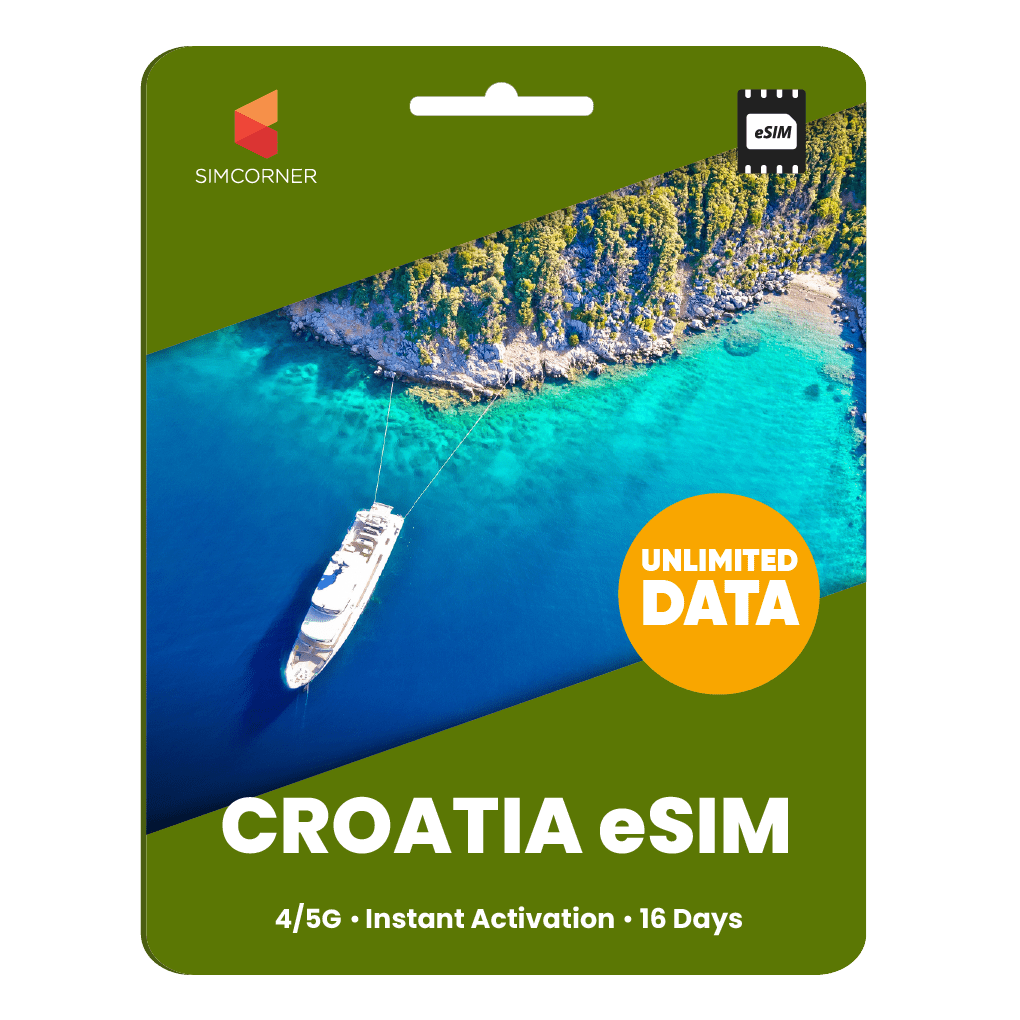 [eSIM] Croatia Unlimited Data - SimCorner