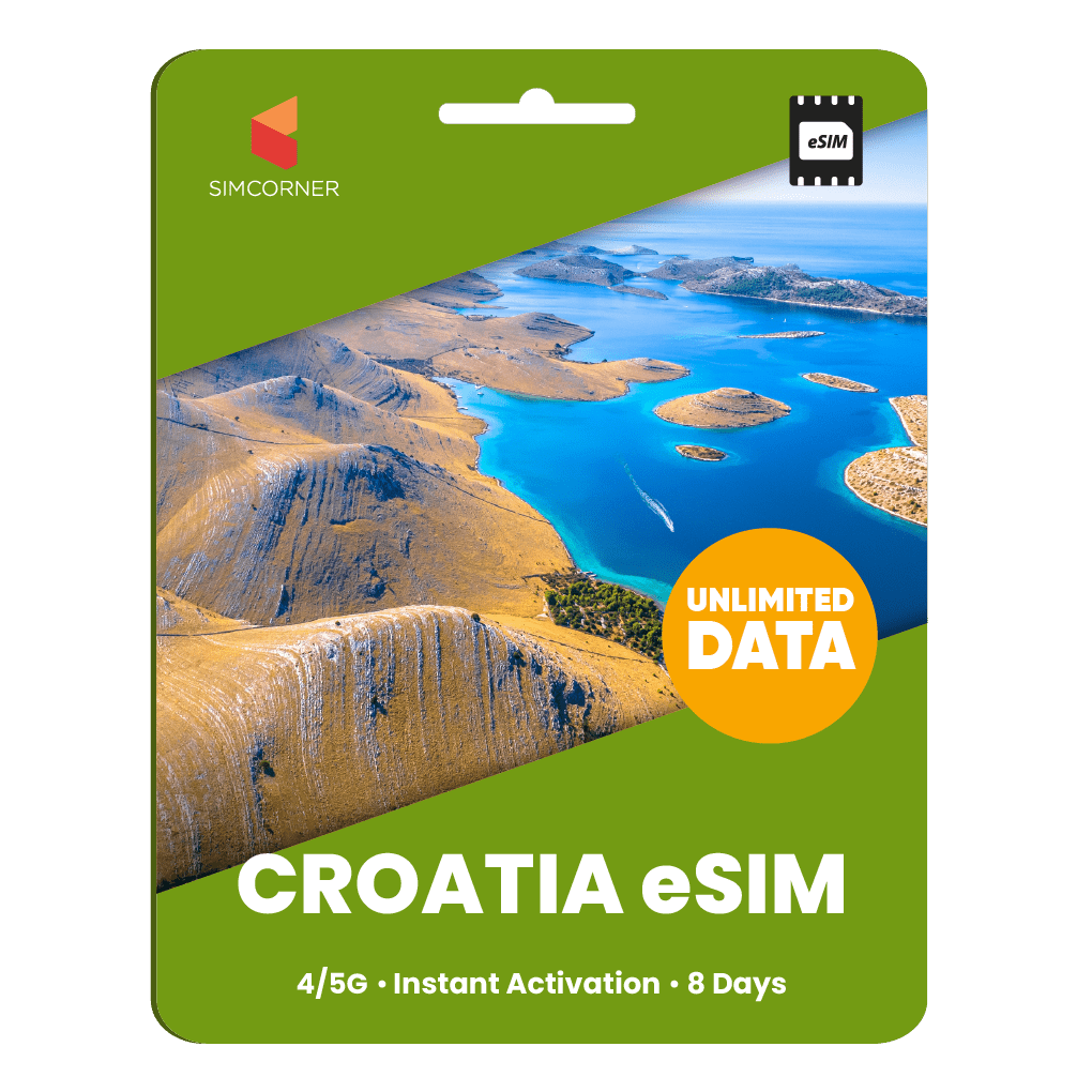 [eSIM] Croatia Unlimited Data - SimCorner