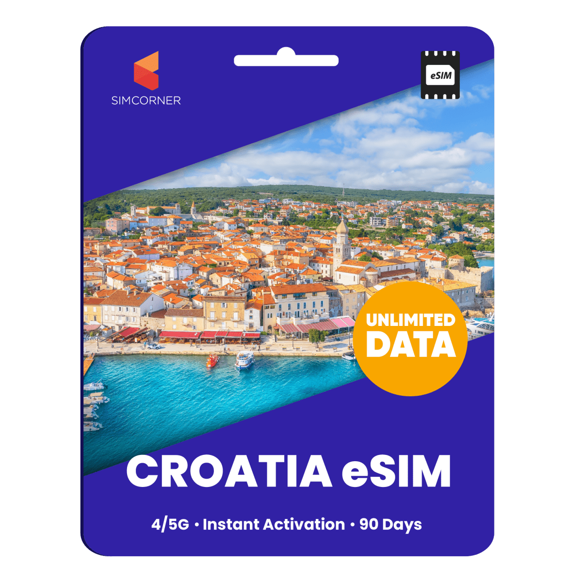[eSIM] Croatia Unlimited Data - SimCorner
