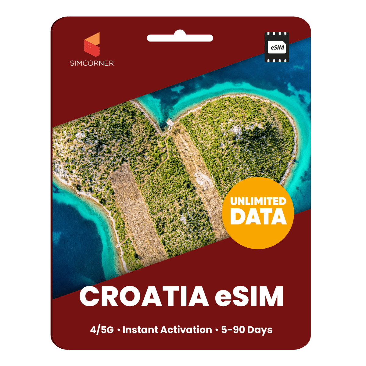 [eSIM] Croatia Unlimited Data - SimCorner