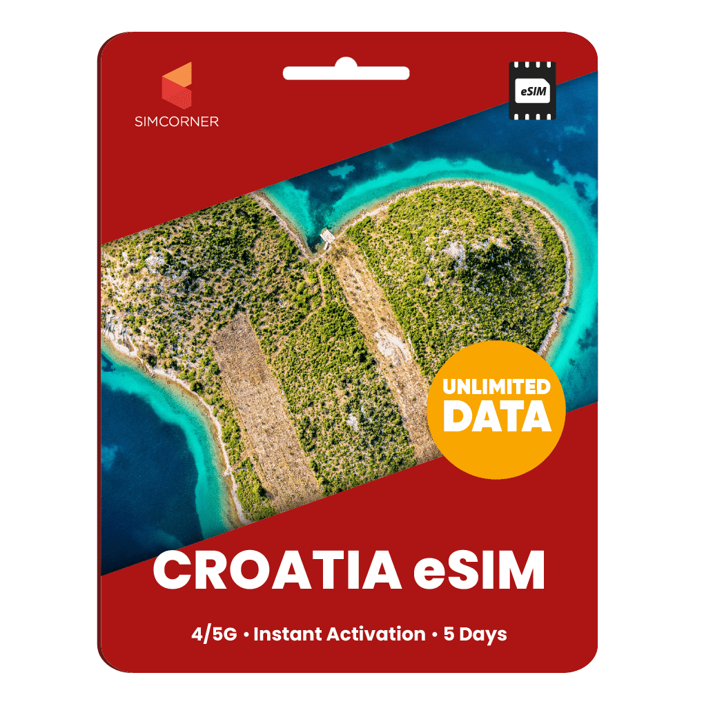 [eSIM] Croatia Unlimited Data - SimCorner