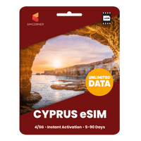 Thumbnail for [eSIM] Cyprus Unlimited Data - SimCorner