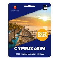 Thumbnail for [eSIM] Cyprus Unlimited Data - SimCorner