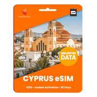 Thumbnail for [eSIM] Cyprus Unlimited Data - 30 Days