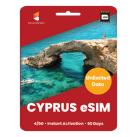 Thumbnail for [eSIM] Cyprus Unlimited Data - SimCorner