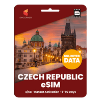 Thumbnail for [eSIM] Czech Republic Unlimited Data - SimCorner