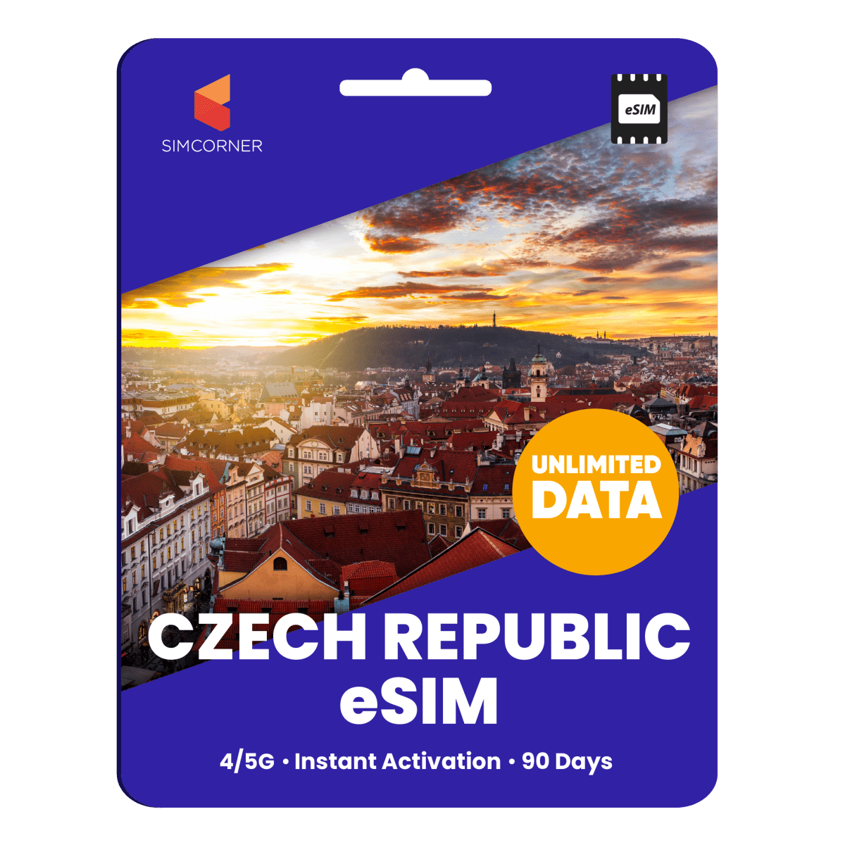 [eSIM] Czech Republic Unlimited Data - SimCorner
