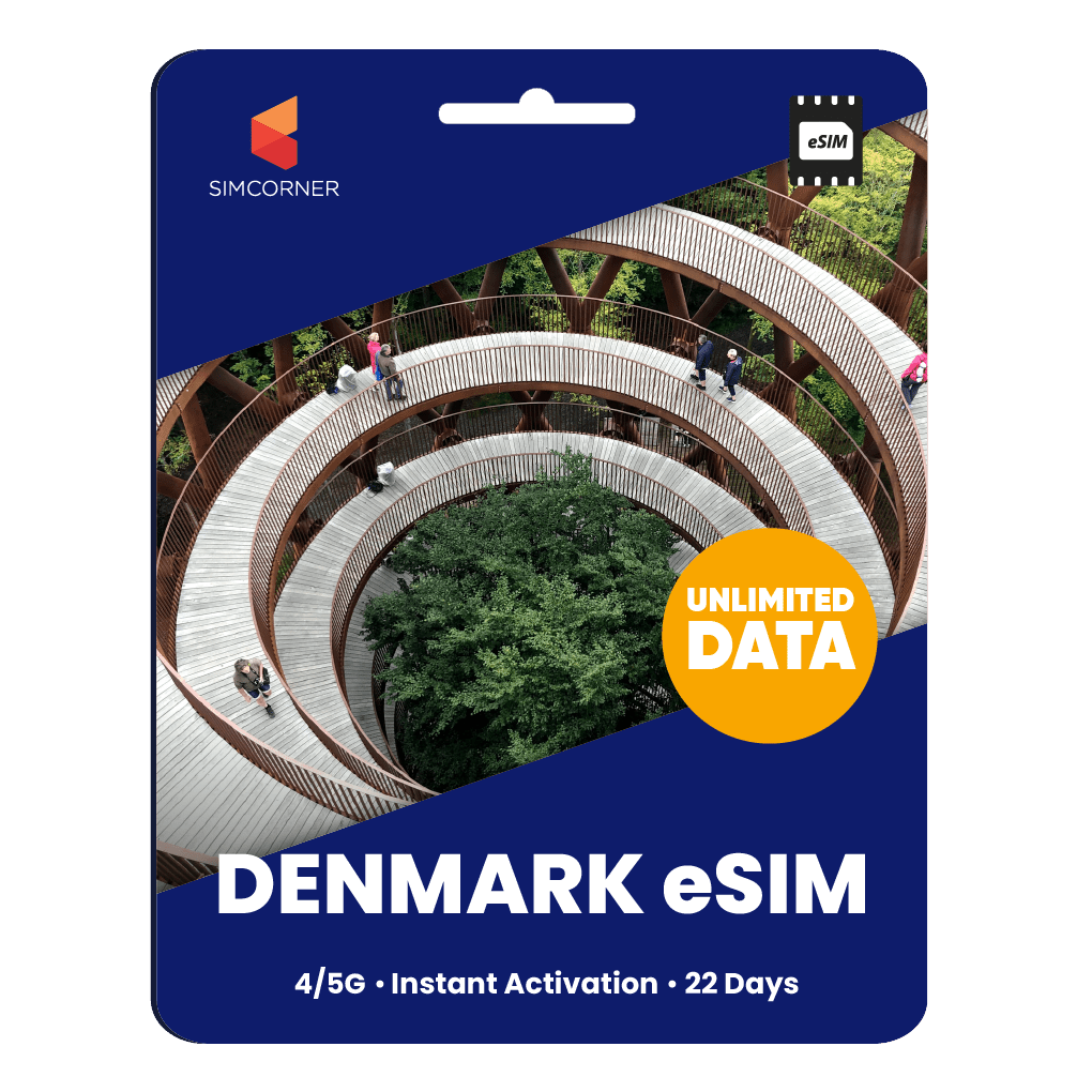 [eSIM] Denmark Unlimited Data - SimCorner