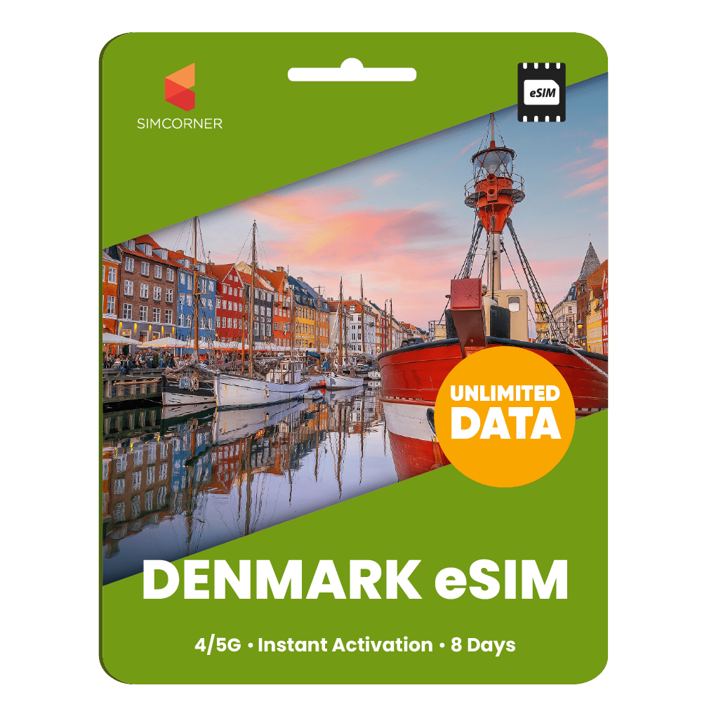 [eSIM] Denmark Unlimited Data - SimCorner