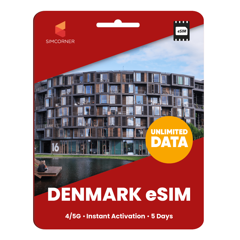 [eSIM] Denmark Unlimited Data - SimCorner