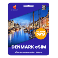 Thumbnail for [eSIM] Denmark Unlimited Data - SimCorner