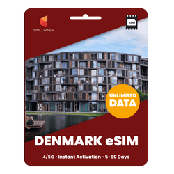 [eSIM] Denmark Unlimited Data