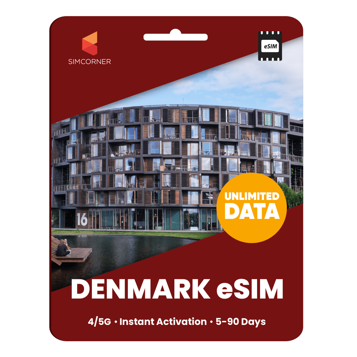 [eSIM] Denmark Unlimited Data - SimCorner