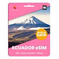 Thumbnail for [eSIM] Ecuador Unlimited Data - SimCorner