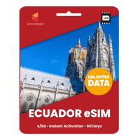 Thumbnail for [eSIM] Ecuador Unlimited Data - SimCorner