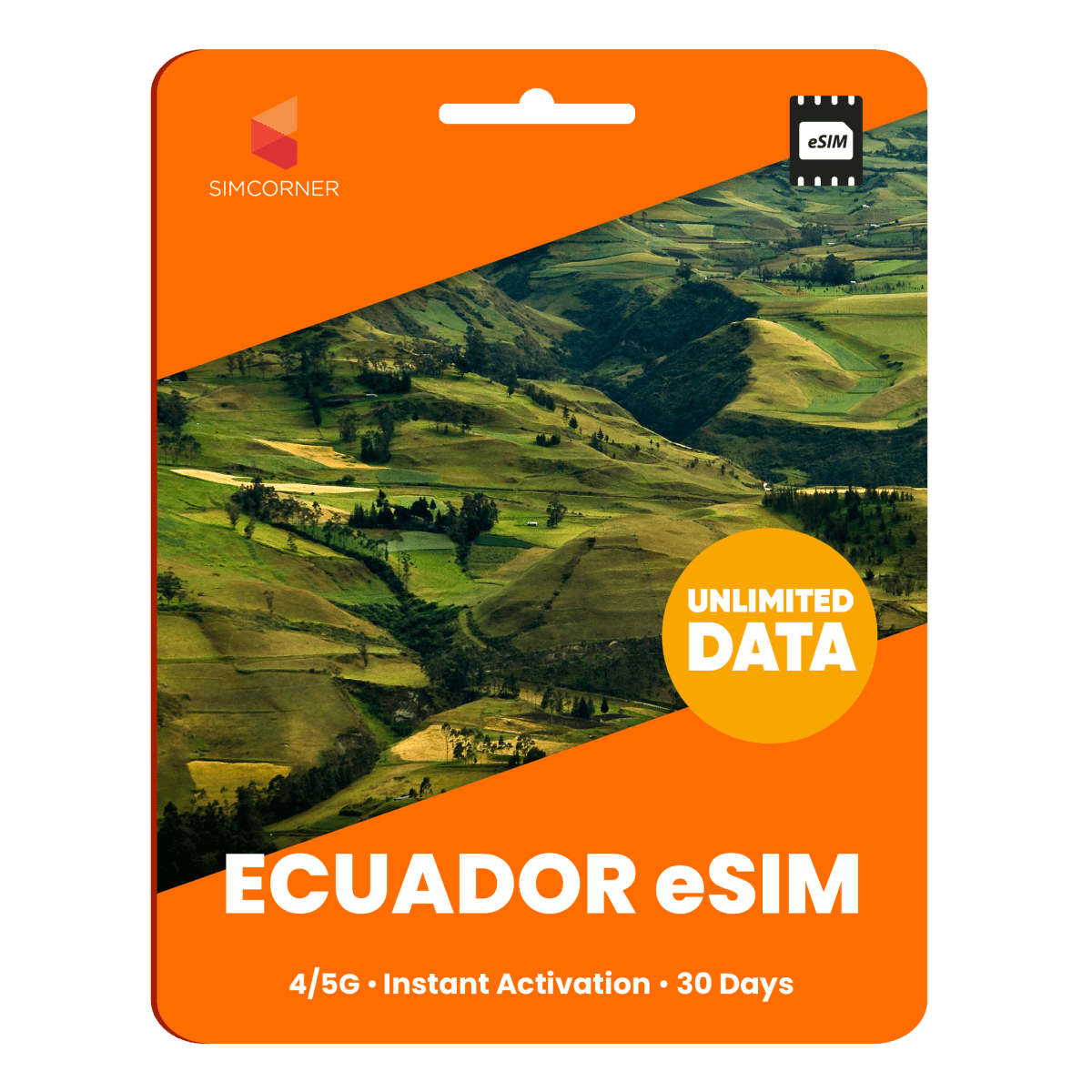 [eSIM] Ecuador Unlimited Data - SimCorner
