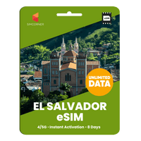 Thumbnail for [eSIM] El Salvador Unlimited Data - SimCorner