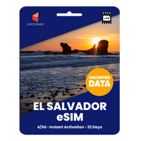 Thumbnail for [eSIM] El Salvador Unlimited Data - SimCorner