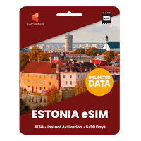 Thumbnail for [eSIM] Estonia Unlimited Data - SimCorner