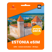 Thumbnail for [eSIM] Estonia Unlimited Data - 30 Days