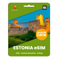 Thumbnail for [eSIM] Estonia Unlimited Data - SimCorner