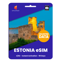 Thumbnail for [eSIM] Estonia Unlimited Data - SimCorner