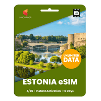 Thumbnail for [eSIM] Estonia Unlimited Data - SimCorner