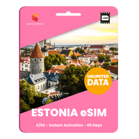 Thumbnail for [eSIM] Estonia Unlimited Data - SimCorner