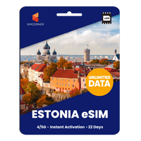 Thumbnail for [eSIM] Estonia Unlimited Data - SimCorner