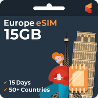 [eSIM] Europe eSim Card (15GB)