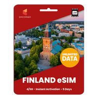 Thumbnail for [eSIM] Finland Unlimited Data - SimCorner
