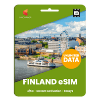 Thumbnail for [eSIM] Finland Unlimited Data - SimCorner