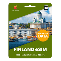 Thumbnail for [eSIM] Finland Unlimited Data - SimCorner