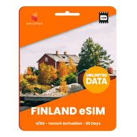 Thumbnail for [eSIM] Finland Unlimited Data - 30 Days